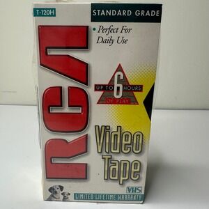 RCA T-120H Standard Grade VHS Video Tape 2 Pack New